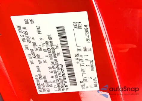 2019 Ford F150 from USA, damaged, VIN 1FTMF1EB9KKC19451